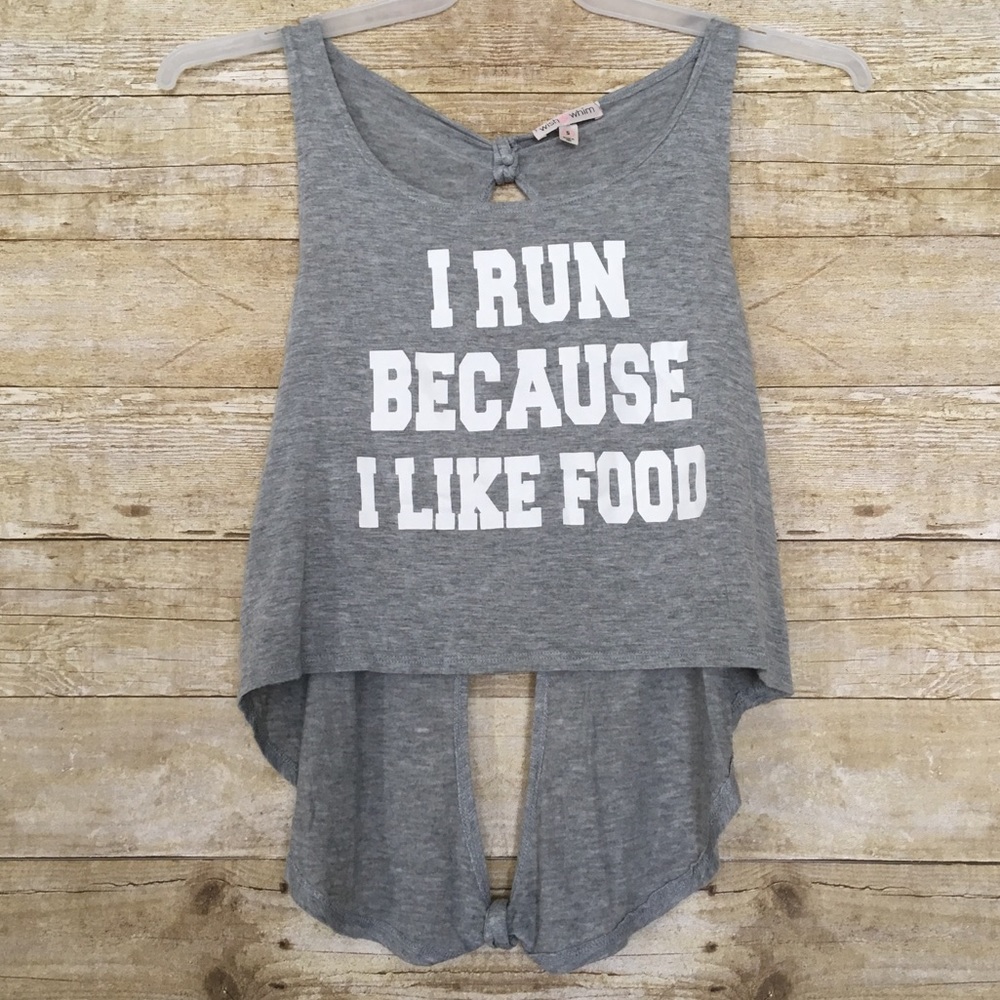 Wish & Whim High Low Crop Tank